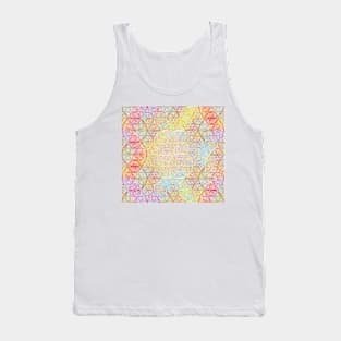 Colorful circles (light background) Tank Top